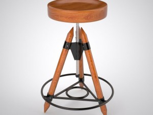 bar stool 3D-Modell