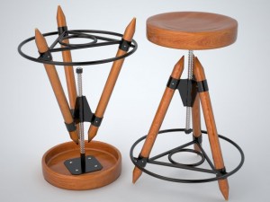 bar stool 3D Model