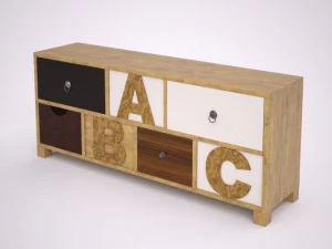 commode abc 3D Model