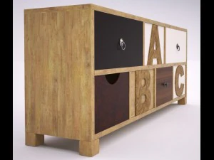 commode abc 3D Model