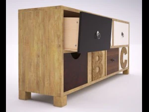 commode abc 3D Model