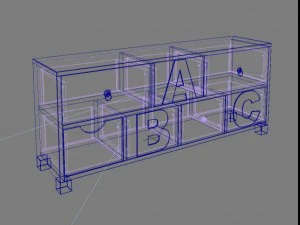 commode abc 3D Model