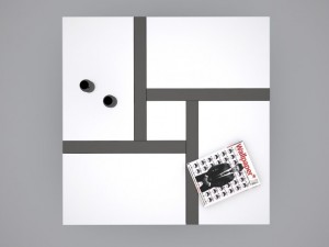coffee table black and white Modello 3D