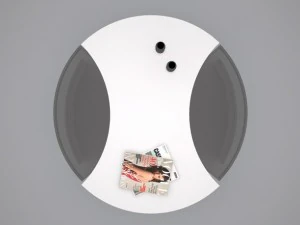 coffee table black and white 3D Model
