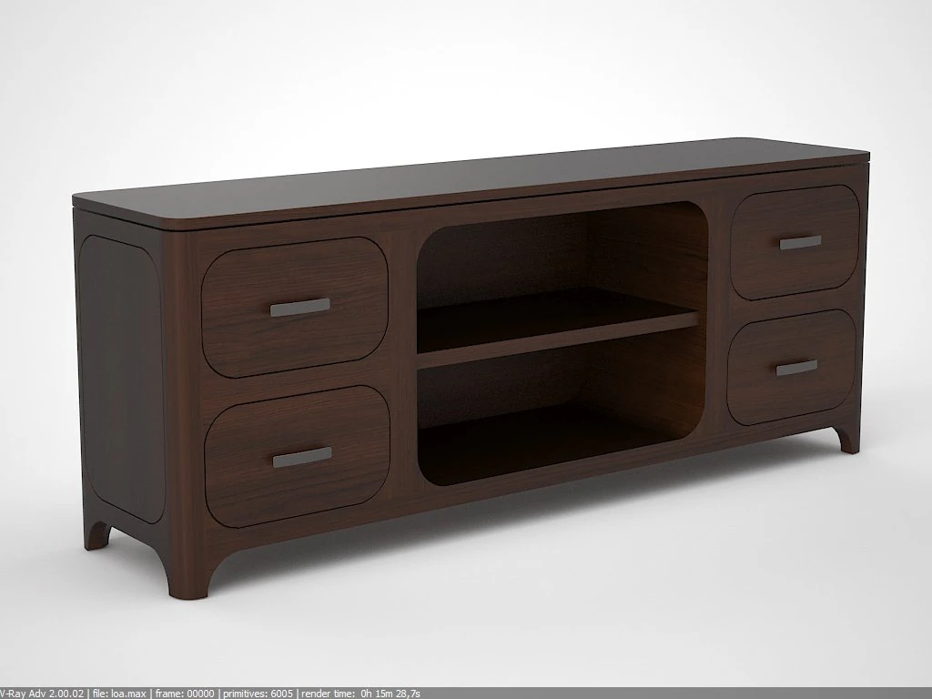 commode loa 3D Model .c4d .max .obj .3ds .fbx .stl .blend 