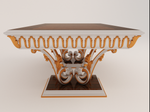 dinner table bruno zampa ginevra italy 3Dモデル