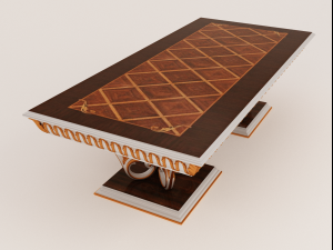 dinner table bruno zampa ginevra italy 3Dモデル