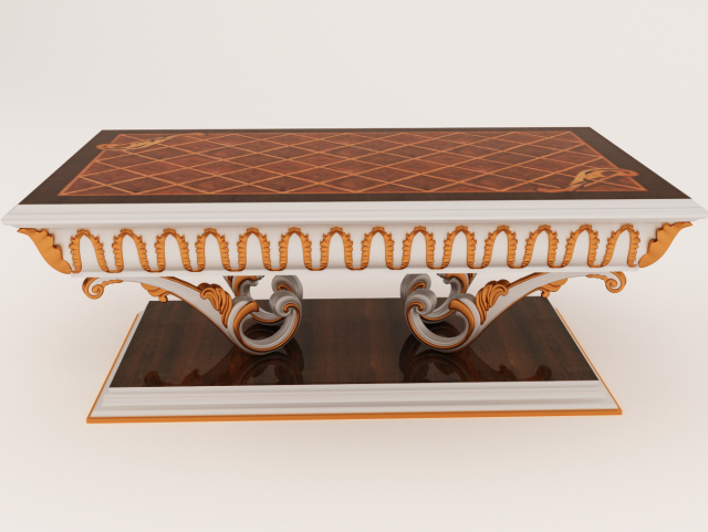 coffee table bruno zampa ginevra Modello 3D .c4d .max .obj .3ds .fbx .stl .blend 