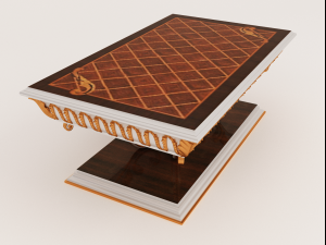 coffee table bruno zampa ginevra Modello 3D