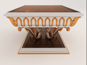coffee table bruno zampa ginevra Modello 3D