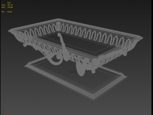 coffee table bruno zampa ginevra Modello 3D