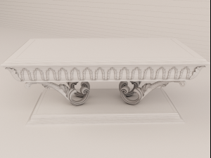 coffee table bruno zampa ginevra Modello 3D