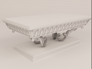 coffee table bruno zampa ginevra Modello 3D
