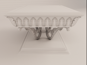coffee table bruno zampa ginevra Modello 3D