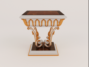 coffee table bruno zampa ginevra Modelo 3D