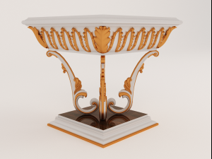 coffee table bruno zampa ginevra Modelo 3D