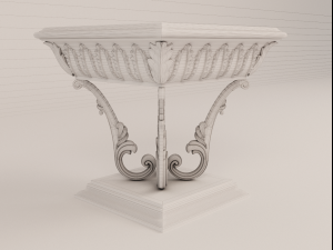 coffee table bruno zampa ginevra Modelo 3D