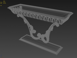 console bruno zampa ginevra Modèle 3D