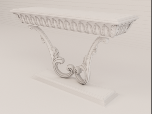 console bruno zampa ginevra Modèle 3D