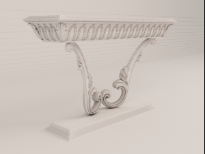 console bruno zampa ginevra Modèle 3D