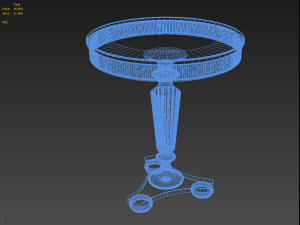 coffee table bruno zampa Model 3D