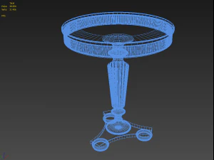 coffee table bruno zampa 3D Model