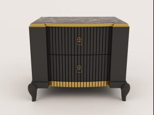 nightstand bruno zampa 3D Model