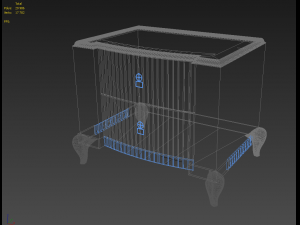 nightstand bruno zampa 3D Model