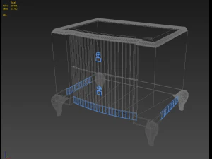 nightstand bruno zampa 3D Model