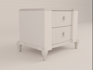 nightstand bruno zampa 3D Model