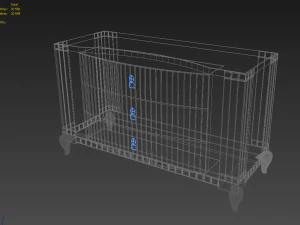 chest of drawers bruno zampa 3D Model