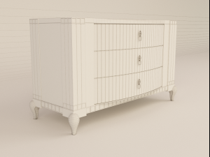 chest of drawers bruno zampa Model 3D