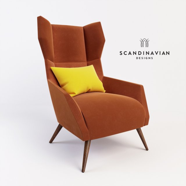 logan chair 3D मॉडल .c4d .max .obj .3ds .fbx .stl .blend 