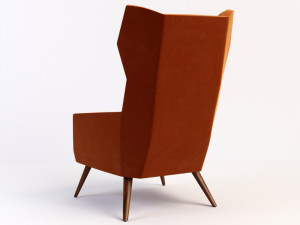 logan chair 3D मॉडल