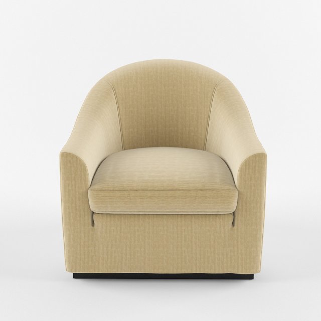 meridiani lennon fit armchair 3D Model .c4d .max .obj .3ds .fbx .stl .blend 