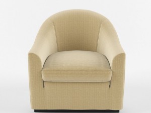 meridiani lennon fit armchair Modelo 3D