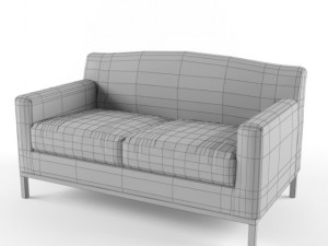 meridiani sofas kelli 3D Модель