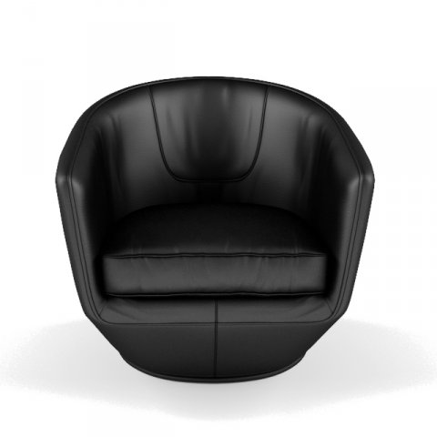 uturn swivel chair 3D मॉडल .c4d .max .obj .3ds .fbx .stl .blend 