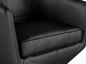 uturn swivel chair 3D मॉडल