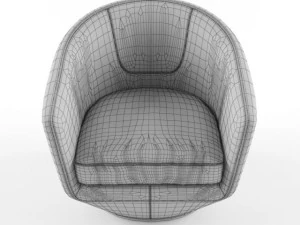 uturn swivel chair 3D Model