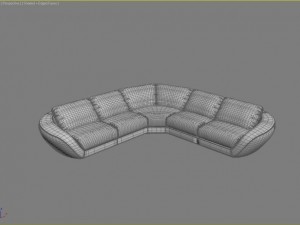 roche bobois grand voile 3D 모델