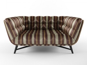 roche bobois profile armchair lounge 3D 모델