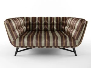 roche bobois profile armchair lounge 3D Model
