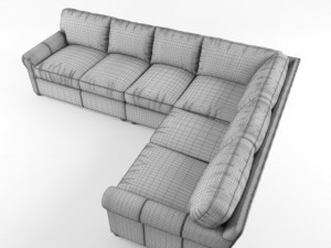 restoration hardware lankaster Modèle 3D