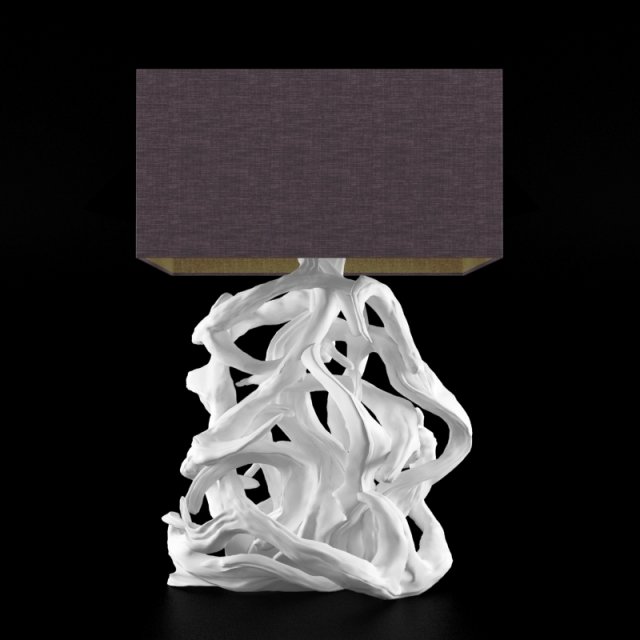 astor place pair of white driftwood table lamps 3D 모델 .c4d .max .obj .3ds .fbx .stl .blend 