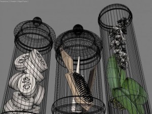 decorative bathroom set 3D Модель