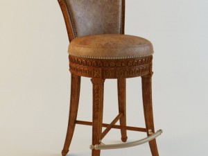 maitland smith bar chair lido finished Modelo 3D