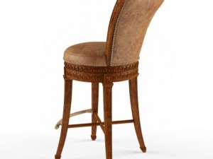 maitland smith bar chair lido finished 3D Model