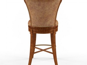 maitland smith bar chair lido finished 3D Model