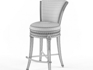 maitland smith bar chair lido finished 3D Model